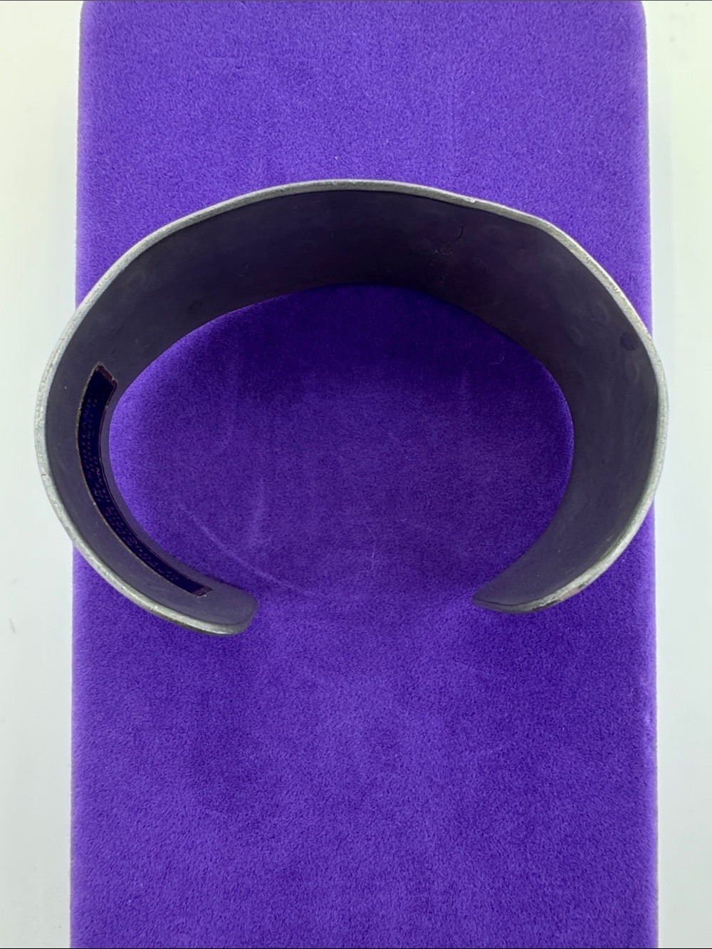 💛 Handmade Silver Tone Fountain Of Dornoch Sutherland Wide Cuff Bracelet - Picture 4 of 7